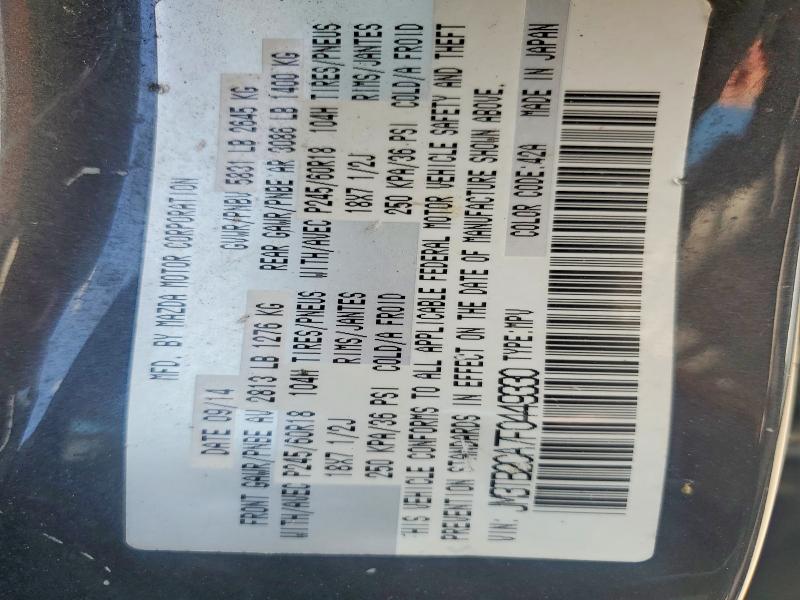 Aukcja sprzedaży 2015 Mazda Cx-9, vin: JM3TB2CA7F0449330, numer aukcji: 51126976