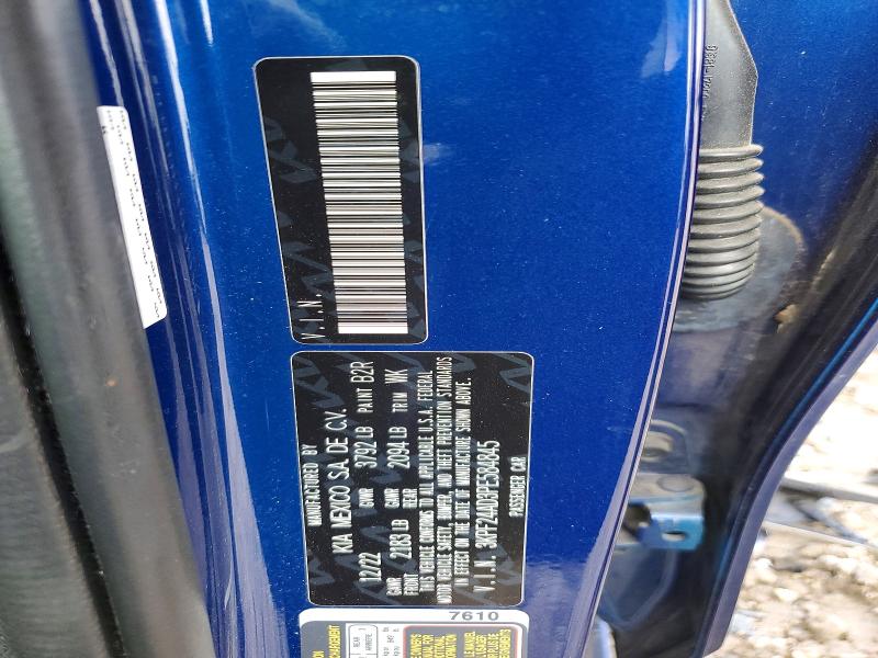 Aukcja sprzedaży 2023 Kia Forte, vin: 3KPF24AD3PE584845, numer aukcji: 50018296
