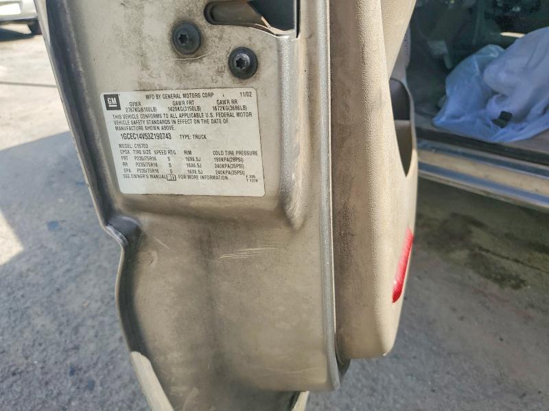 Продажа на аукционе авто 2003 Chevrolet Silverado, vin: 1GCEC14V53Z190743, номер лота: 49116906