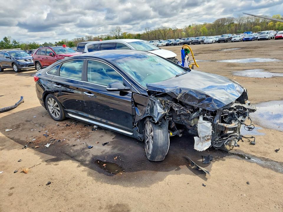 Auction sale of the 2017 Hyundai Sonata, vin: 5NPE34AF8HH487048, lot number: 50078756