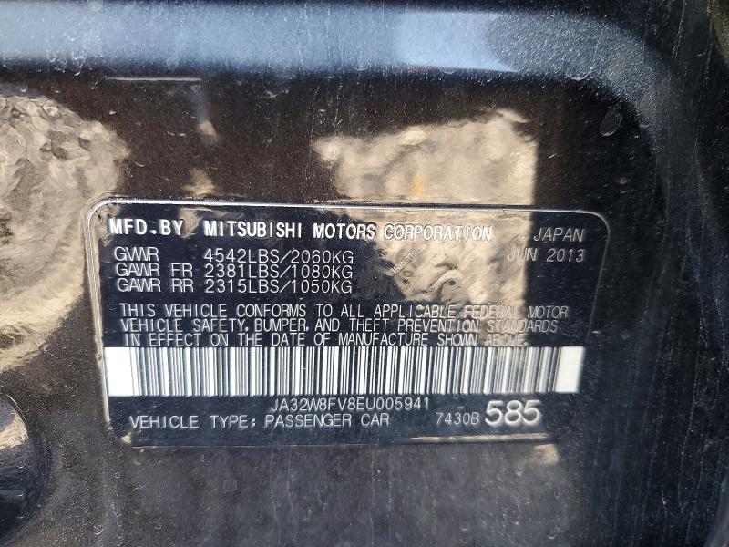 Aukcja sprzedaży 2014 Mitsubishi Lancer, vin: JA32W8FV8EU005941, numer aukcji: 49589346