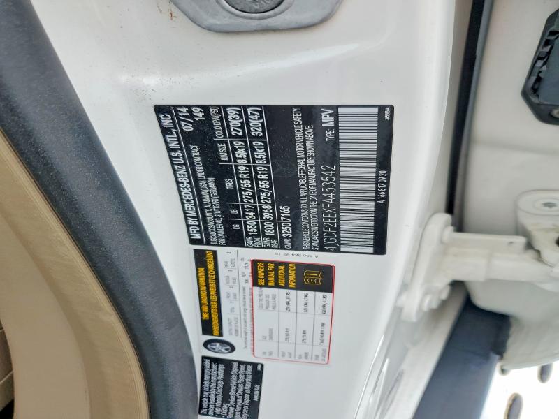 Продажа на аукционе авто 2015 Mercedes-benz Gl, vin: 4JGDF2EEXFA453542, номер лота: 51559326