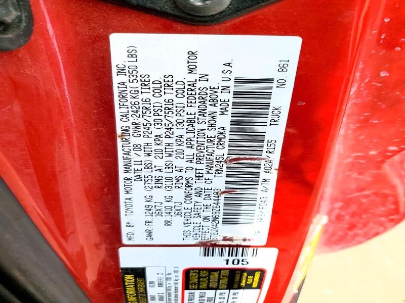 Продаж на аукціоні авто 2009 Toyota Tacoma, vin: 5TEUX42N69Z644483, номер лоту: 50678756