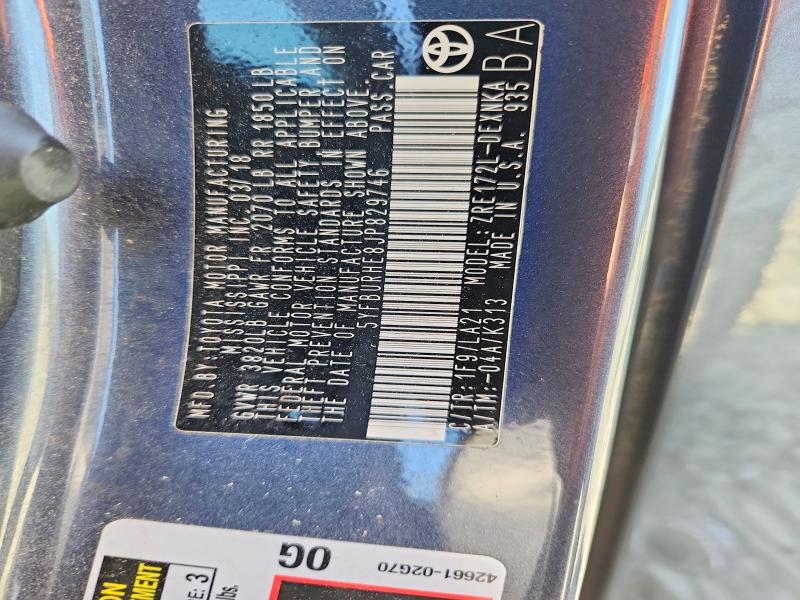 49564266 :رقم المزاد ، 5YFBURHE8JP829746 vin ، 2018 Toyota Corolla مزاد بيع