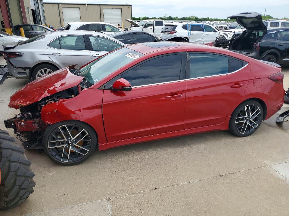 Продаж на аукціоні авто 2019 Hyundai Elantra, vin: KMHD04LB7KU819858, номер лоту: 50128776