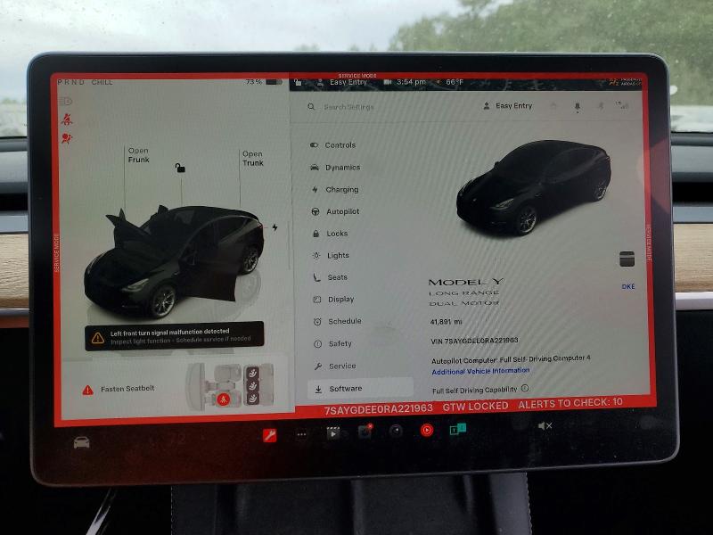 Aukcja sprzedaży 2024 Tesla Model Y, vin: 7SAYGDEE0RA221963, numer aukcji: 48806296