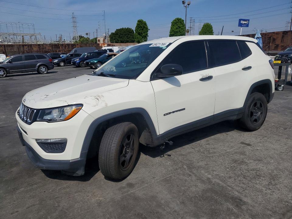 2018 Jeep Compass მანქანა იყიდება აუქციონზე, vin: 3C4NJDAB8JT163140, აუქციონის ნომერი: 49421766