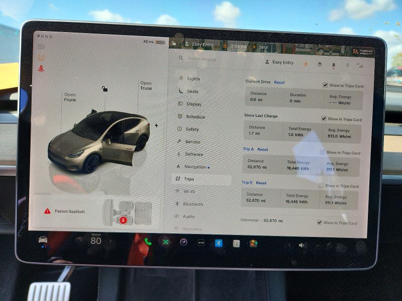 47988026 :رقم المزاد ، 7SAYGDEF9NF390787 vin ، 2022 Tesla Model Y مزاد بيع