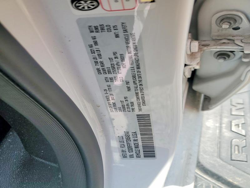 51082586 :رقم المزاد ، 1C6SRFFP7SN549147 vin ، 2025 Ram 1500 مزاد بيع