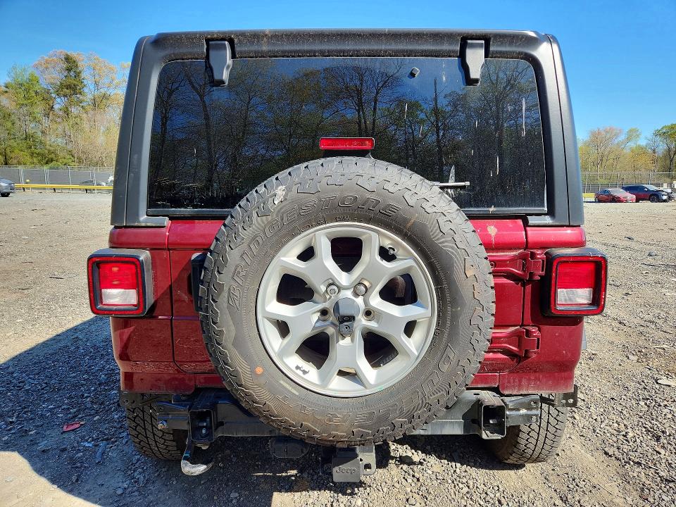 48738136 :رقم المزاد ، 1C4GJXAN5MW670791 vin ، 2021 Jeep Wrangler مزاد بيع