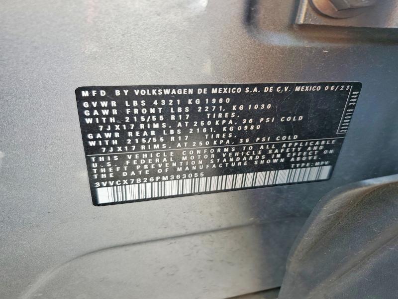 Продажа на аукционе авто 2023 Volkswagen Taos, vin: 3VVCX7B26PM363055, номер лота: 48914806