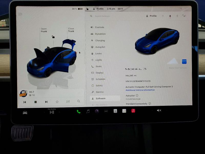 48749426 :رقم المزاد ، 5YJ3E1EA8NF370370 vin ، 2022 Tesla Model 3 مزاد بيع