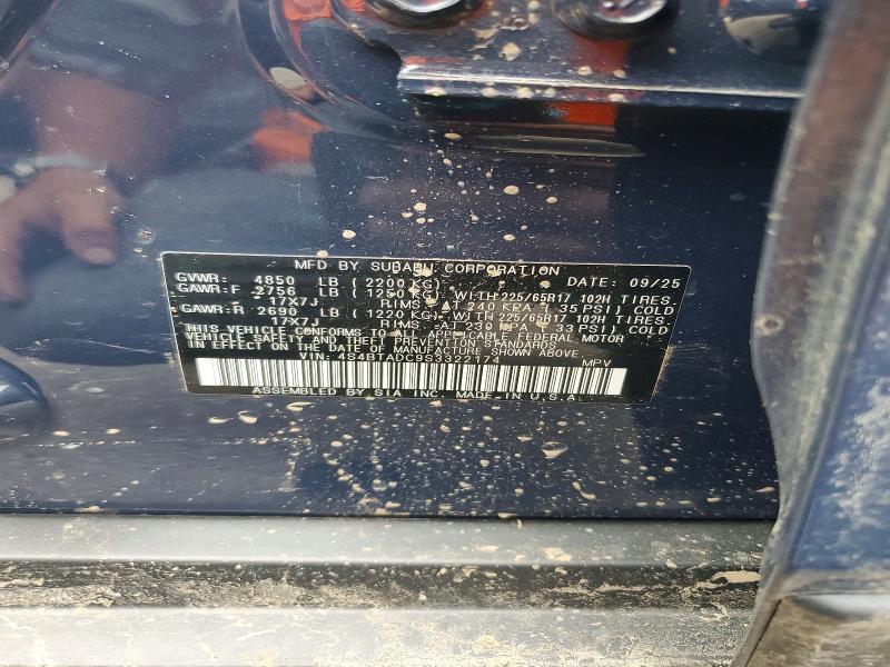 46333256 :رقم المزاد ، 4S4BTADC9S3322174 vin ، 2025 Subaru Outback مزاد بيع