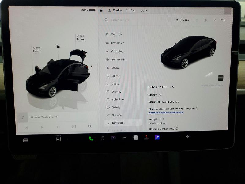 Aukcja sprzedaży 2022 Tesla Model 3, vin: 5YJ3E1EA6NF369685, numer aukcji: 51653326