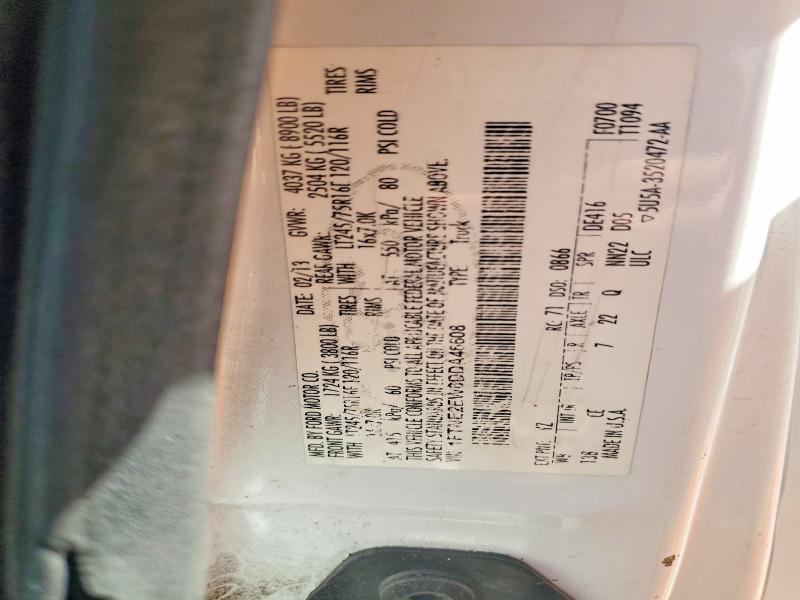 49099346 :رقم المزاد ، 1FTNE2EW6DDA46608 vin ، 2013 Ford Econoline مزاد بيع