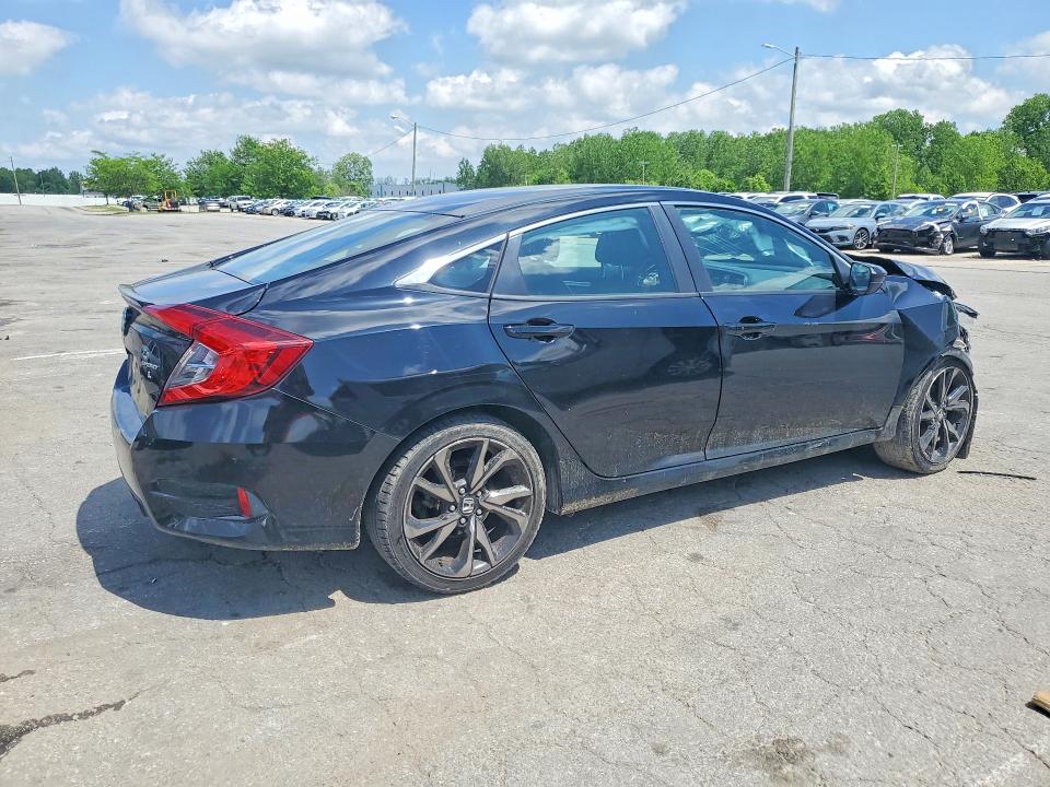 51692516 :رقم المزاد ، 2HGFC2F82KH545854 vin ، 2019 Honda Civic مزاد بيع