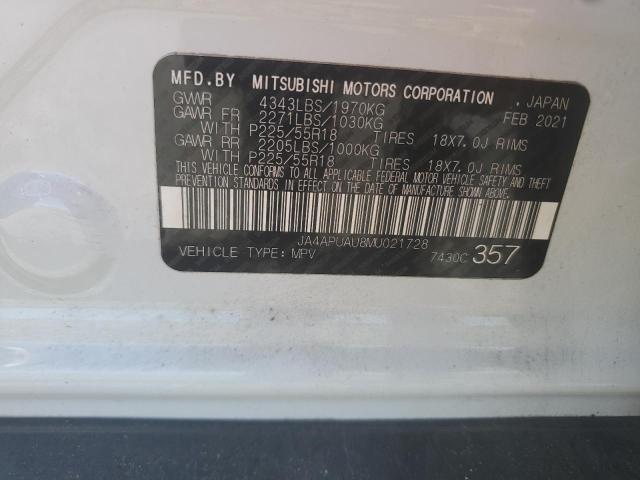 Продаж на аукціоні авто 2021 Mitsubishi Outlander Sport, vin: JA4APUAU8MU021728, номер лоту: 48410146