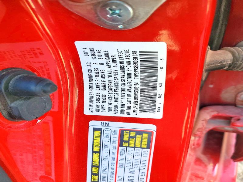 Продажа на аукционе авто 2014 Honda Insight, vin: JHMZE2H39ES003184, номер лота: 49181516