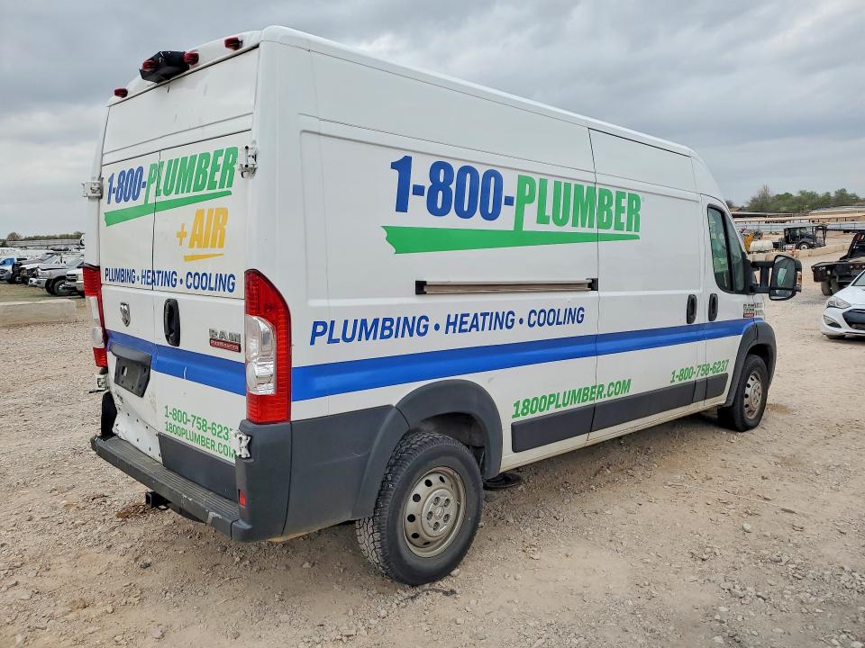 2021 Ram Promaster 2500 მანქანა იყიდება აუქციონზე, vin: 3C6LRVDG4ME516387, აუქციონის ნომერი: 48330926