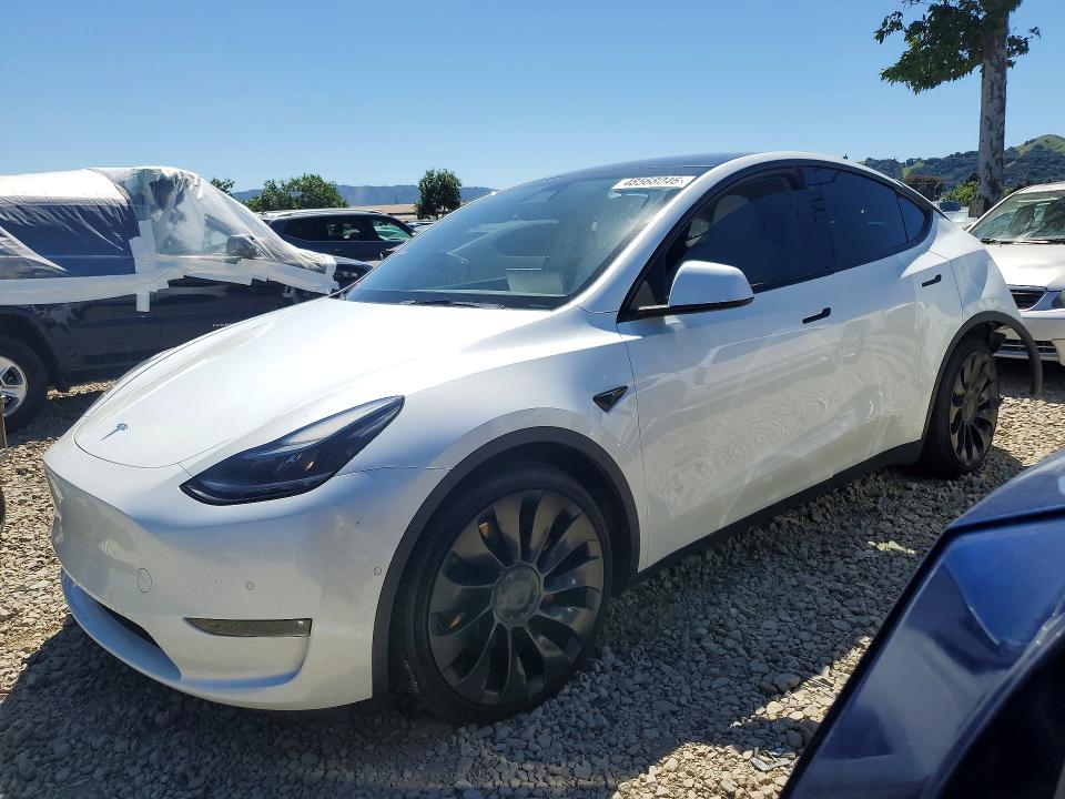 Aukcja sprzedaży 2022 Tesla Model Y, vin: 7SAYGDEF4NF391054, numer aukcji: 48568046