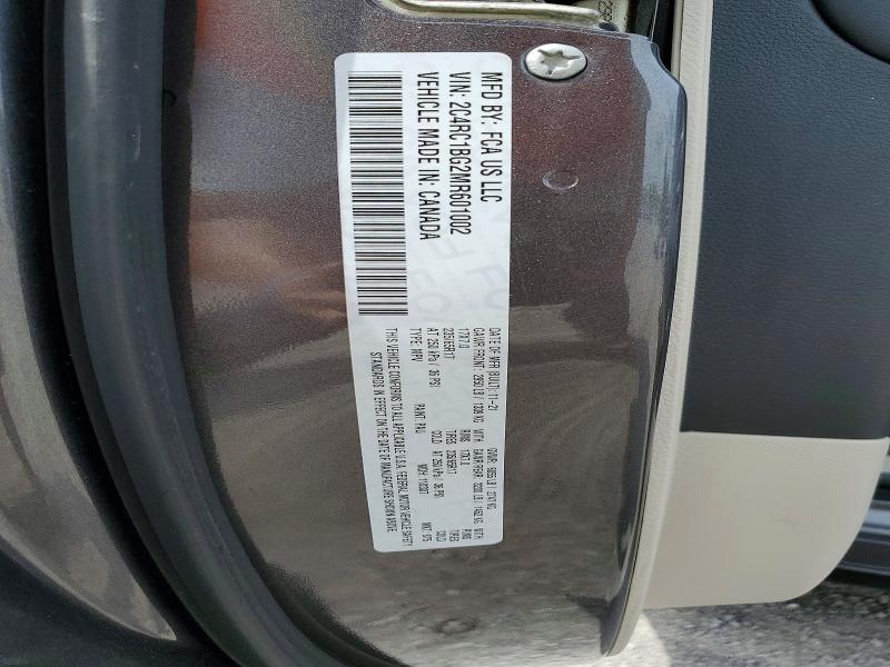 Продаж на аукціоні авто 2021 Chrysler Pacifica, vin: 2C4RC1BG2MR601002, номер лоту: 51830906