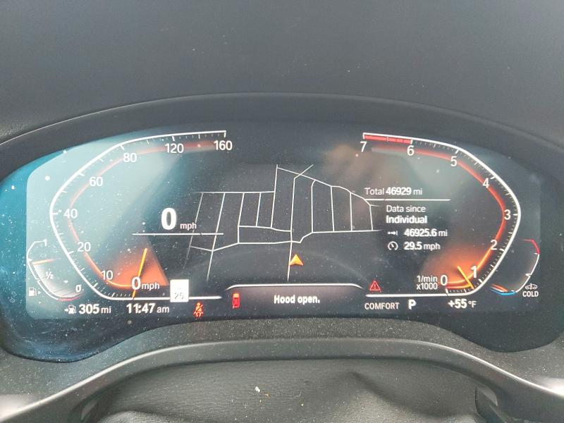 2022 Bmw X3 მანქანა იყიდება აუქციონზე, vin: 5UX53DP08N9M35425, აუქციონის ნომერი: 51558306