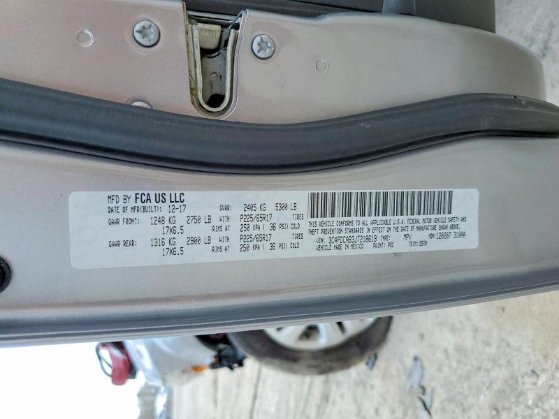 Продажа на аукционе авто 2018 Dodge Journey, vin: 3C4PDCAB3JT218619, номер лота: 49559086
