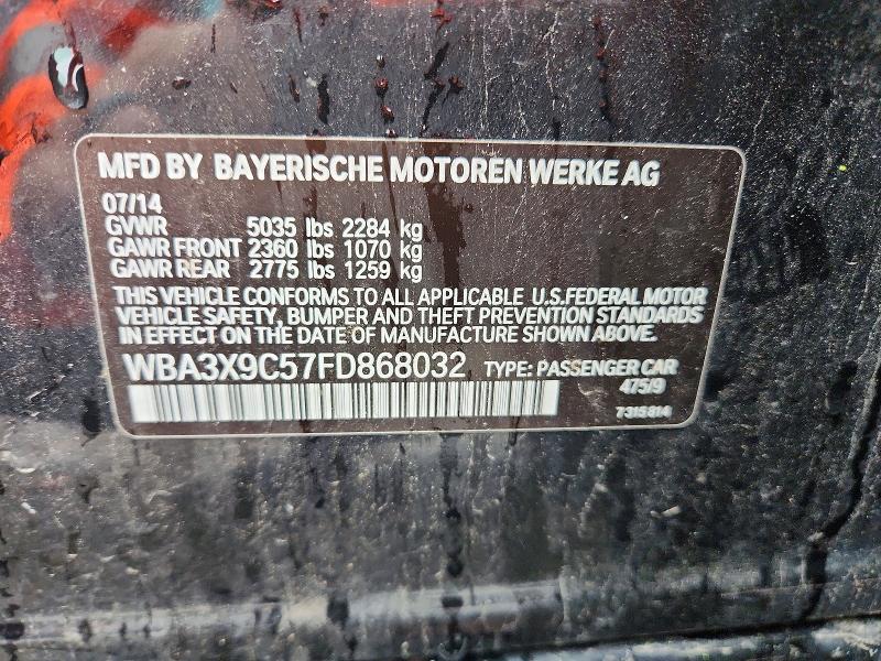 Aukcja sprzedaży 2015 Bmw 335, vin: WBA3X9C57FD868032, numer aukcji: 49707386