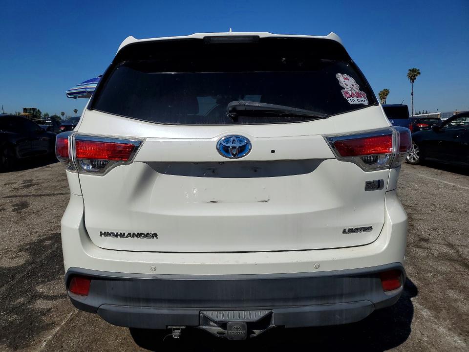 Auction sale of the 2016 Toyota Highlander Hybrid, vin: 5TDDCRFH0GS020279, lot number: 48834156