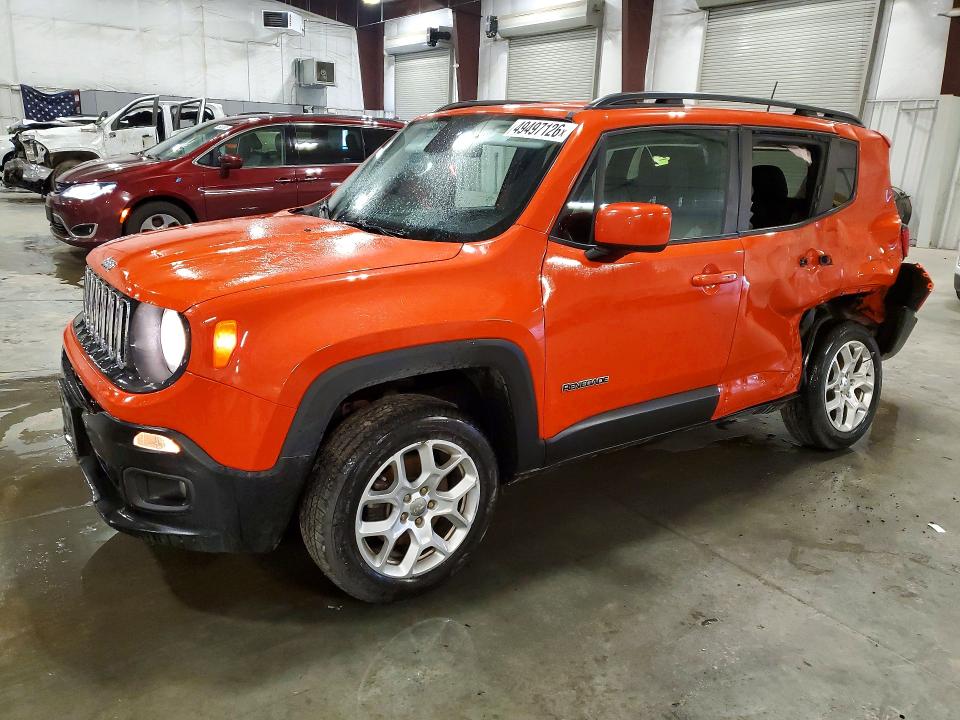 Продаж на аукціоні авто 2018 Jeep Renegade, vin: ZACCJBBB0JPH99195, номер лоту: 49497126