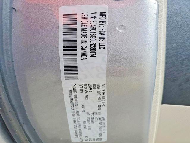 51151006 :رقم المزاد ، 2C4RC1BG0LR280074 vin ، 2020 Chrysler Pacifica مزاد بيع