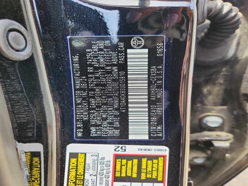 Aukcja sprzedaży 2025 Toyota Camry, vin: 4T1DAACK8SU015810, numer aukcji: 49594046