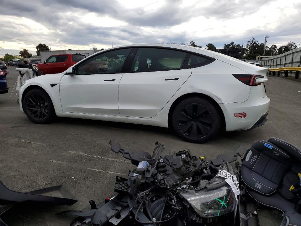 2024 Tesla Model 3 მანქანა იყიდება აუქციონზე, vin: 5YJ3E1EA5RF731799, აუქციონის ნომერი: 50466296