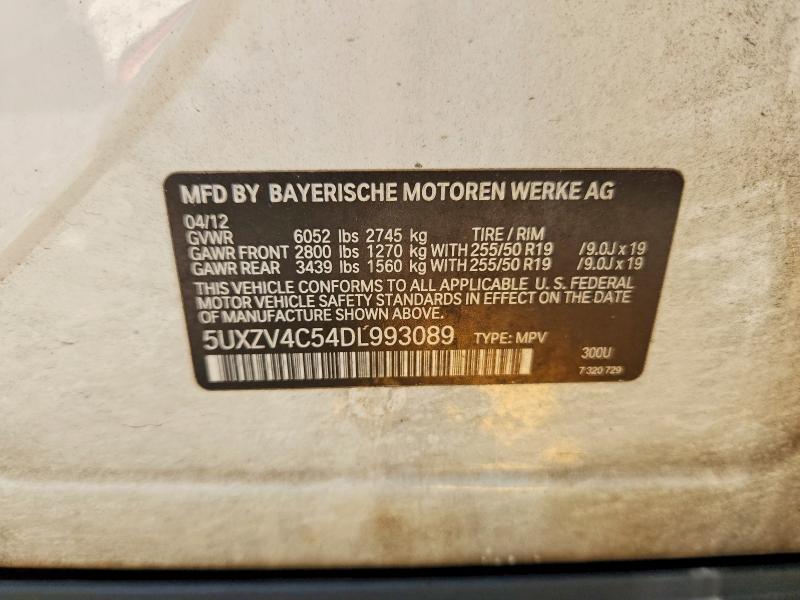 Продажа на аукционе авто 2013 Bmw X5, vin: 5UXZV4C54DL993089, номер лота: 51752456