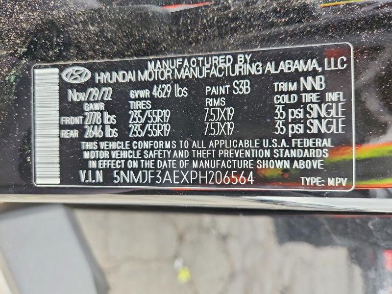2023 Hyundai Tucson მანქანა იყიდება აუქციონზე, vin: 5NMJF3AEXPH206564, აუქციონის ნომერი: 51449336