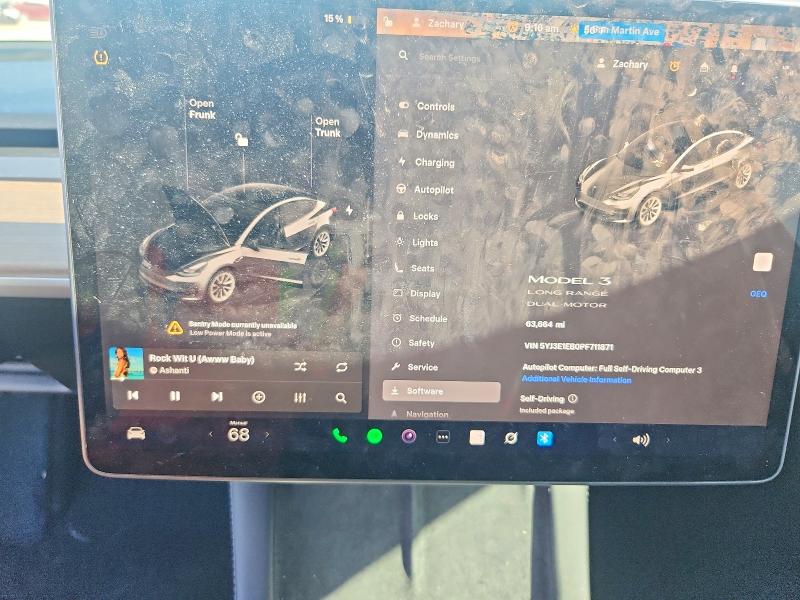 Aukcja sprzedaży 2023 Tesla Model 3, vin: 5YJ3E1EB0PF711871, numer aukcji: 51683206