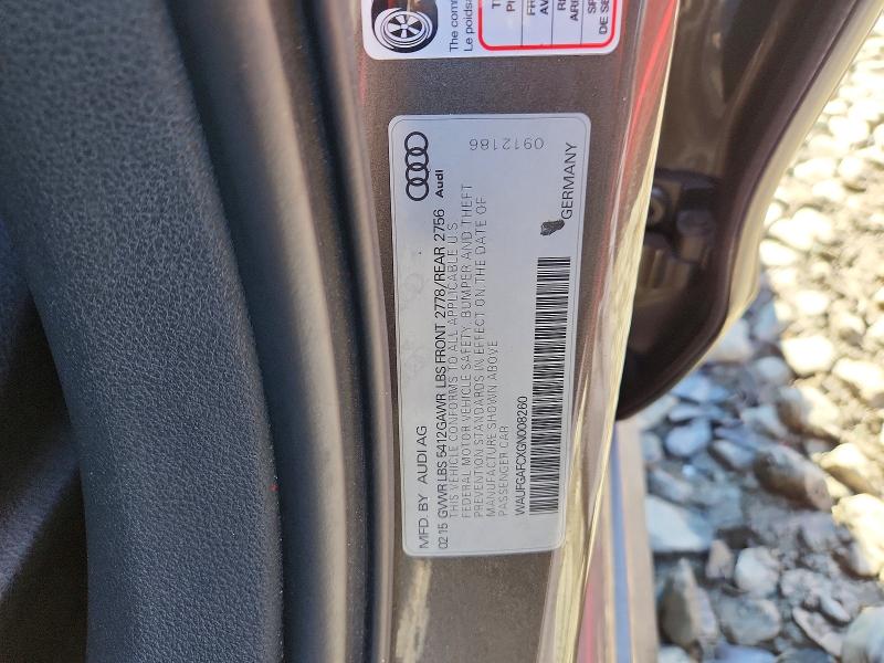 48441236 :رقم المزاد ، WAUFGAFCXGN008260 vin ، 2016 Audi A6 مزاد بيع