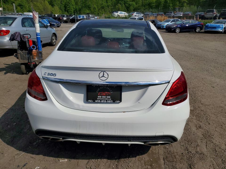 51169666 :رقم المزاد ، 55SWF4JB9HU219339 vin ، 2017 Mercedes-benz C مزاد بيع
