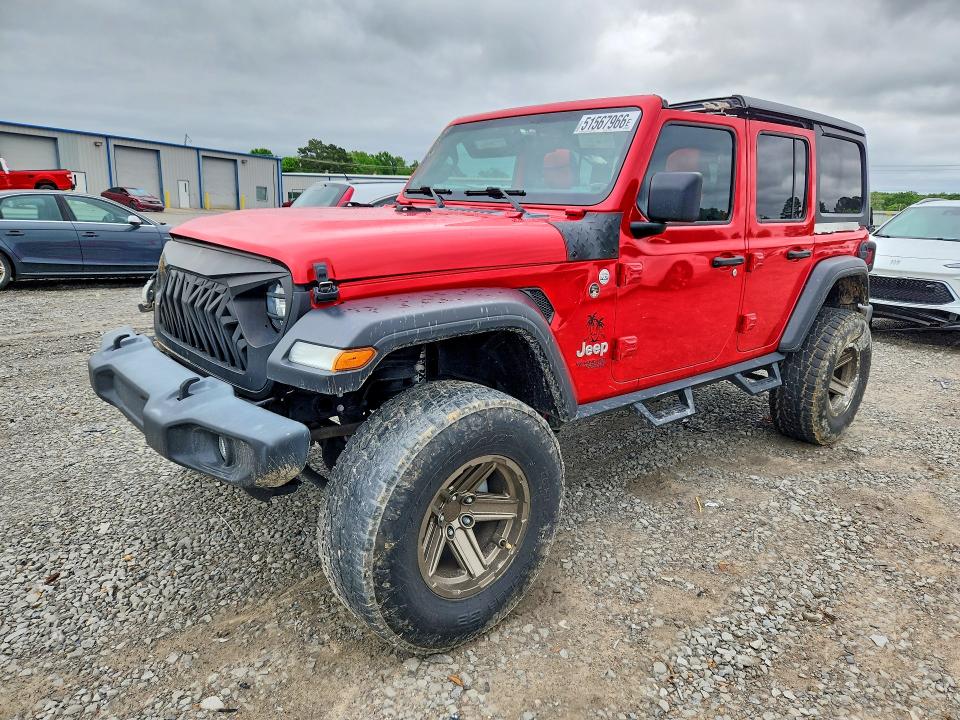 Продажа на аукционе авто 2019 Jeep Wrangler Unlimited, vin: 1C4HJXDG1KW646387, номер лота: 51567966