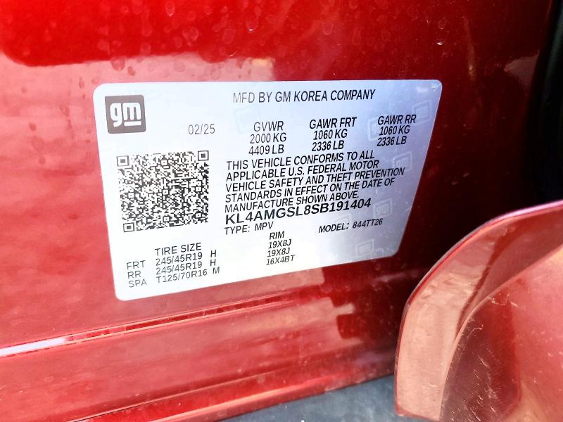 Aukcja sprzedaży 2025 Buick Encore Gx, vin: KL4AMGSL8SB191404, numer aukcji: 48901086