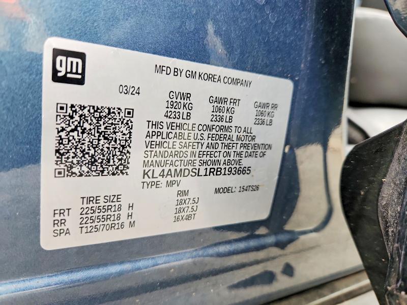 47213996 :رقم المزاد ، KL4AMDSL1RB193665 vin ، 2024 Buick Encore Gx مزاد بيع