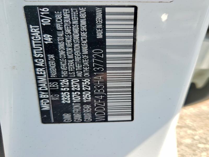 Продажа на аукционе авто 2017 Mercedes-benz E, vin: WDDZF4JB3HA137720, номер лота: 48498656