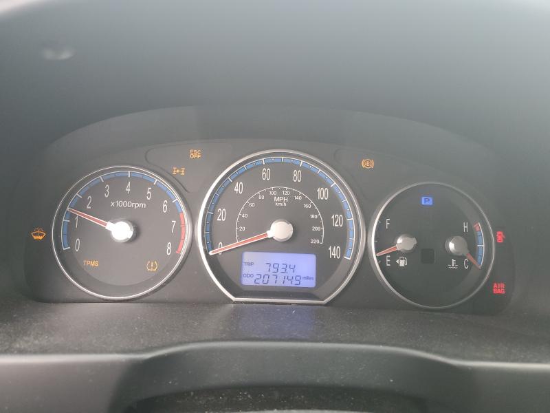 48929896 :رقم المزاد ، 5NMSH73E29H276341 vin ، 2009 Hyundai Santa Fe مزاد بيع
