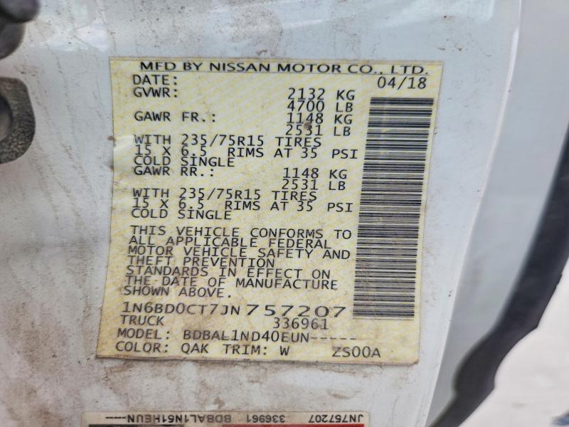 Продаж на аукціоні авто 2018 Nissan Frontier, vin: 1N6BD0CT7JN757207, номер лоту: 49494826