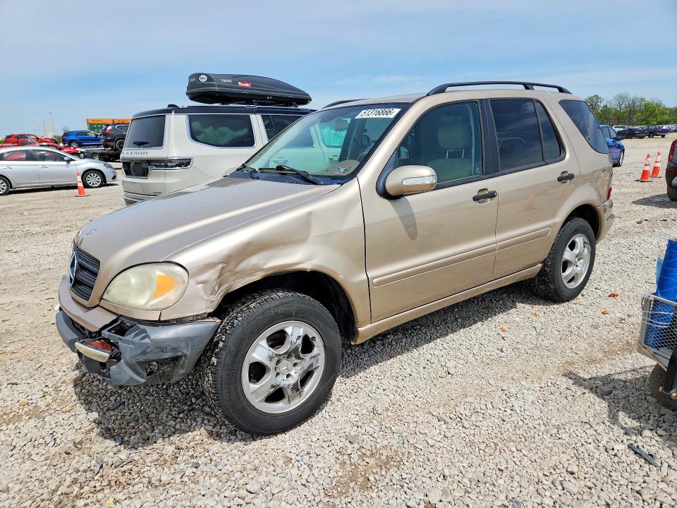 2004 Mercedes-benz Ml მანქანა იყიდება აუქციონზე, vin: 4JGAB57EX4A502703, აუქციონის ნომერი: 51316866