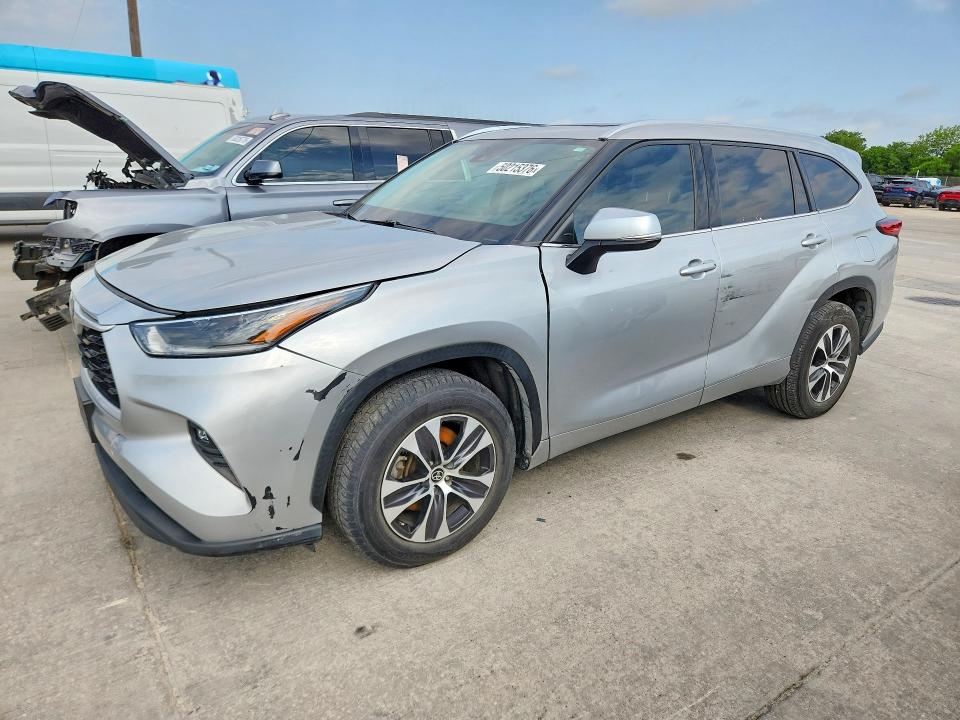 50215376 :رقم المزاد ، 5TDGZRAH9MS076011 vin ، 2021 Toyota Highlander مزاد بيع