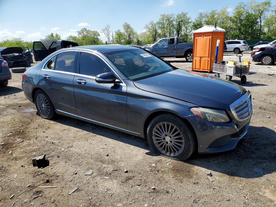 2015 Mercedes-benz C მანქანა იყიდება აუქციონზე, vin: 55SWF4KB8FU024831, აუქციონის ნომერი: 51006146