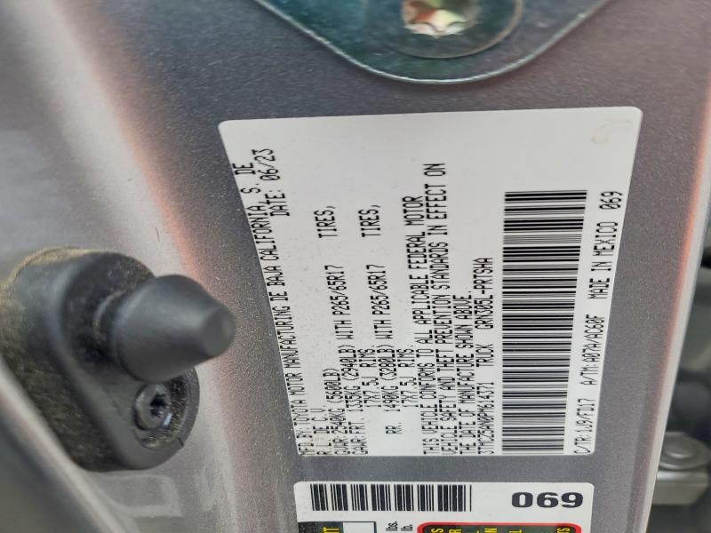Продажа на аукционе авто 2023 Toyota Tacoma, vin: 3TMCZ5AN0PM614371, номер лота: 51493046