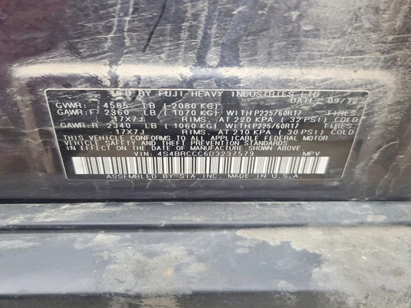 Продаж на аукціоні авто 2013 Subaru Outback, vin: 4S4BRCCC6D3237579, номер лоту: 50853686