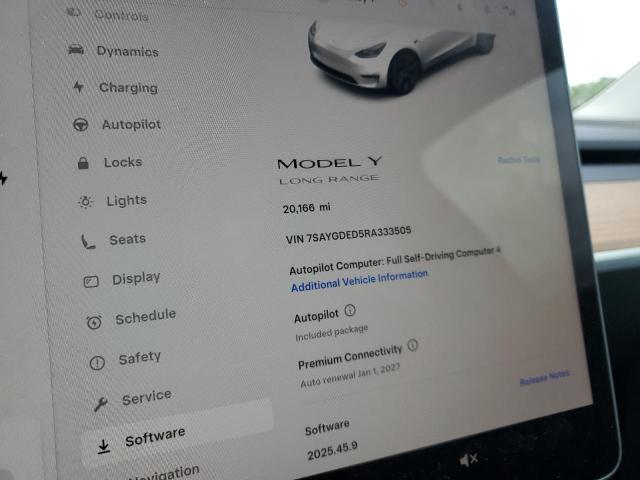 Продажа на аукционе авто 2024 Tesla Model Y, vin: 7SAYGDED5RA333505, номер лота: 49249076